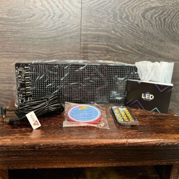 RGB Matrix Pixel Panel Scrolling Bright Advertising LED Signs (20x64 pix-7x36in) - Picture 13 of 13